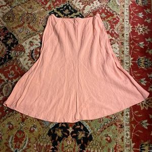 💖 NWOT Eileen Fisher Pink Mermaid Linen Skirt